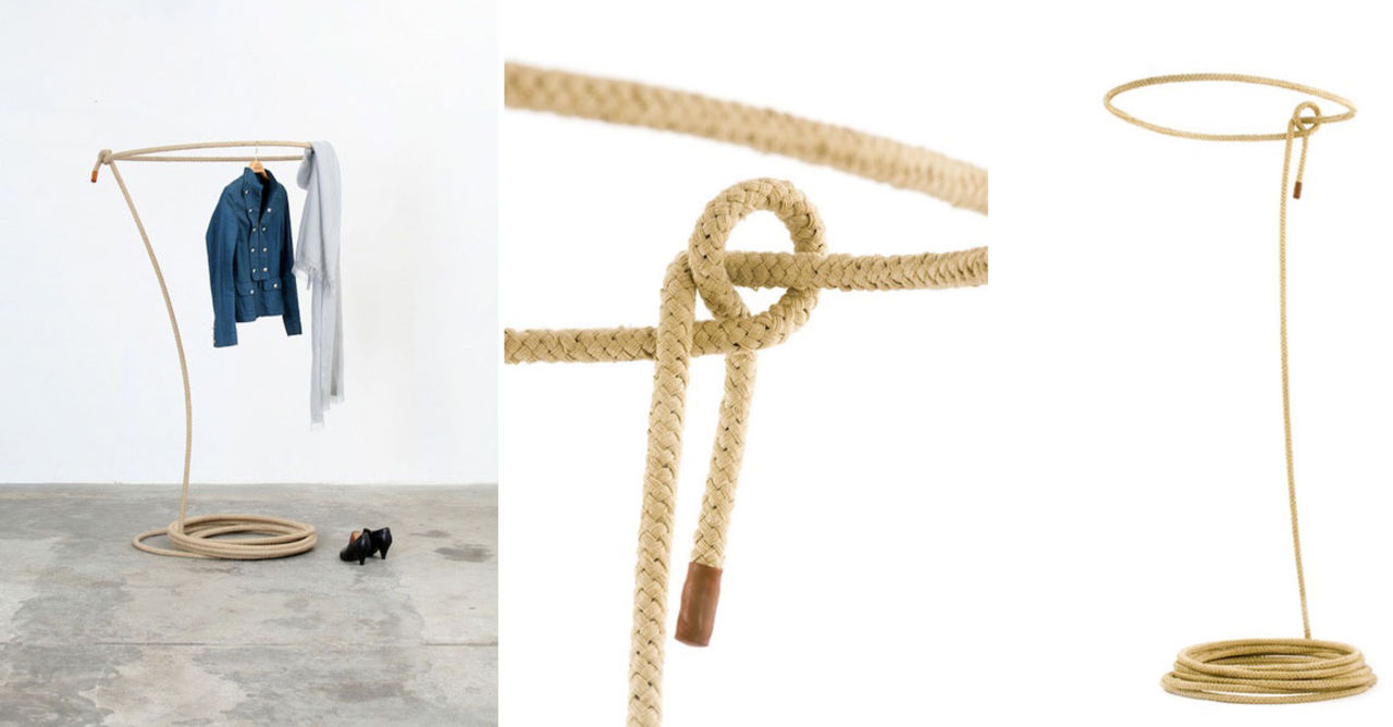 Klädhängare som ser ut som ett lasso