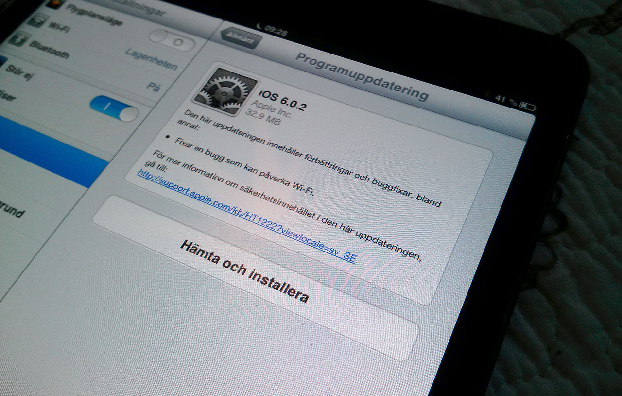 iOS 6.0.2 fixar irriterande WiFi-bugg