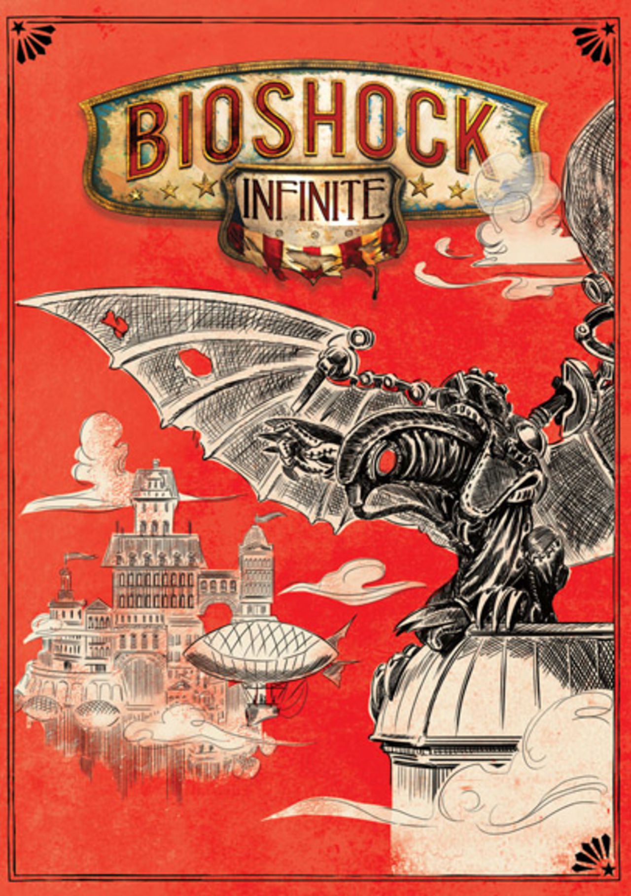 Här är det alternativa omslaget för BioShock Infinite
