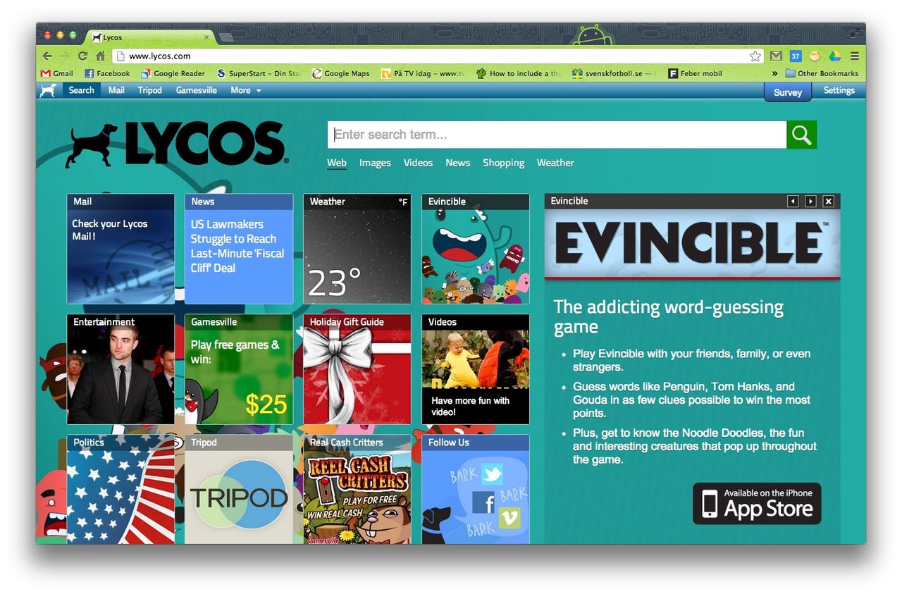 Sökmotorn Lycos gör en comeback 2013