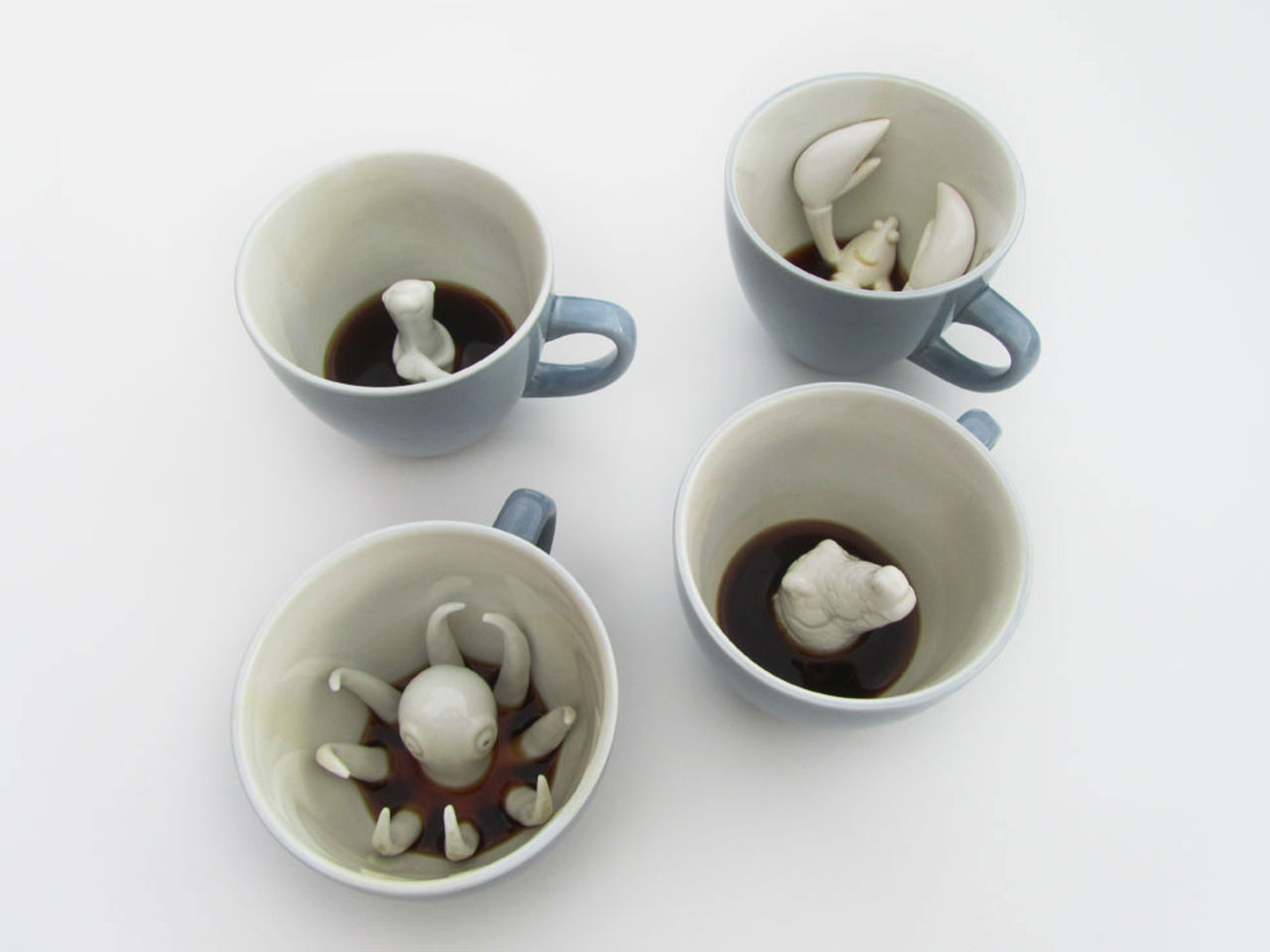 Gömda varelser i kaffekoppen