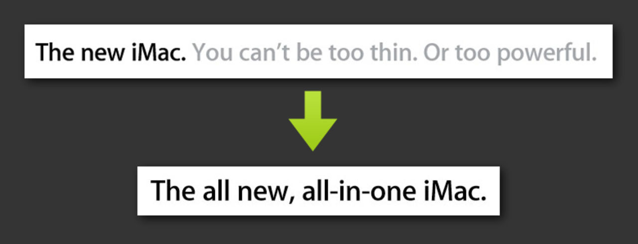 Apple dumpar slogan efter klagomål