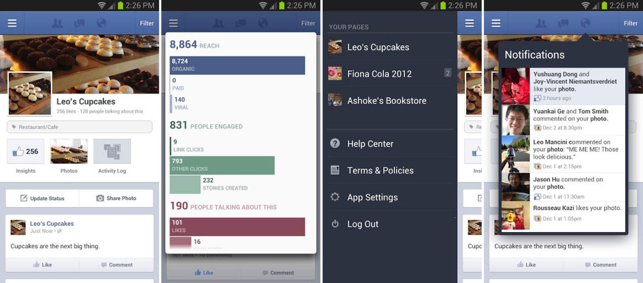 Facebook Pages Manager till Android släppt *uppdaterad*