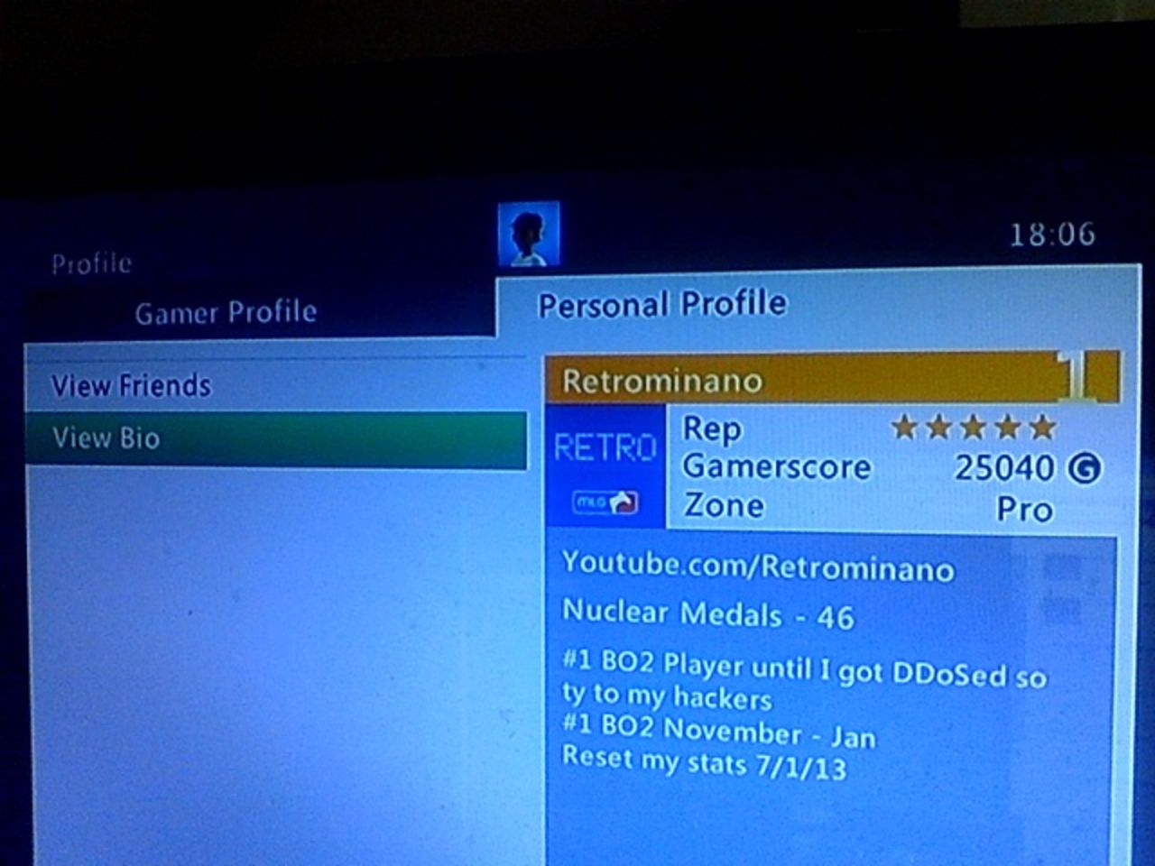 Call of Duty-spelare nollställer sin statistik