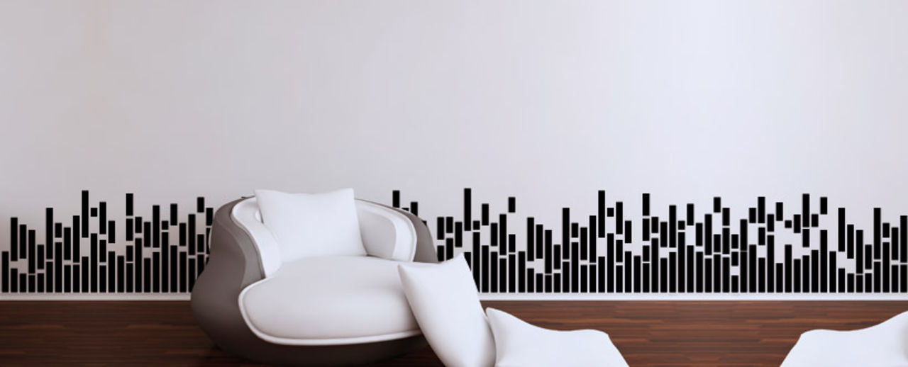 Rytmisk väggdekoration