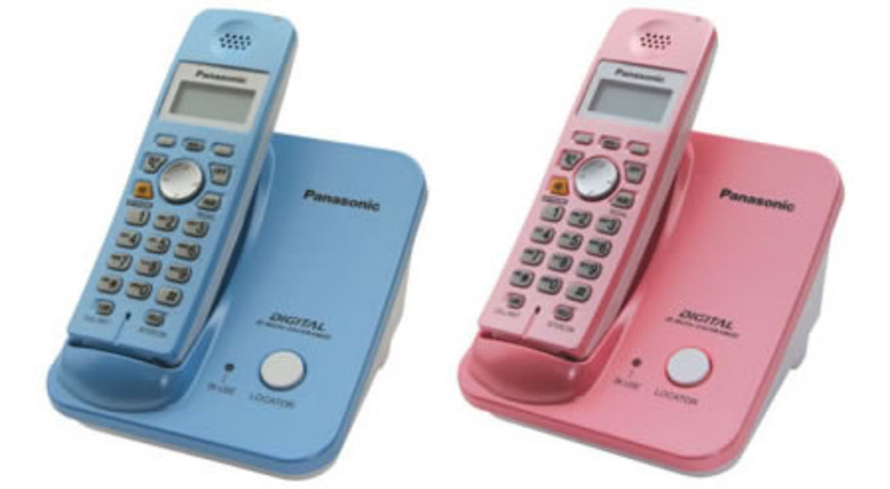 Färgglada telefoner från Panasonic