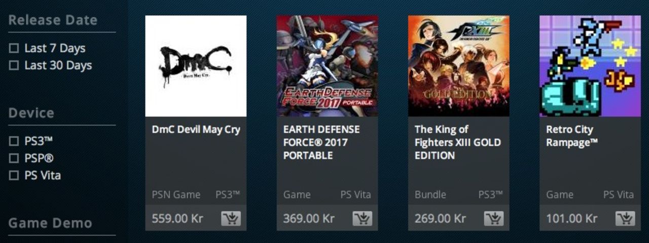 Veckans PSN-uppdatering