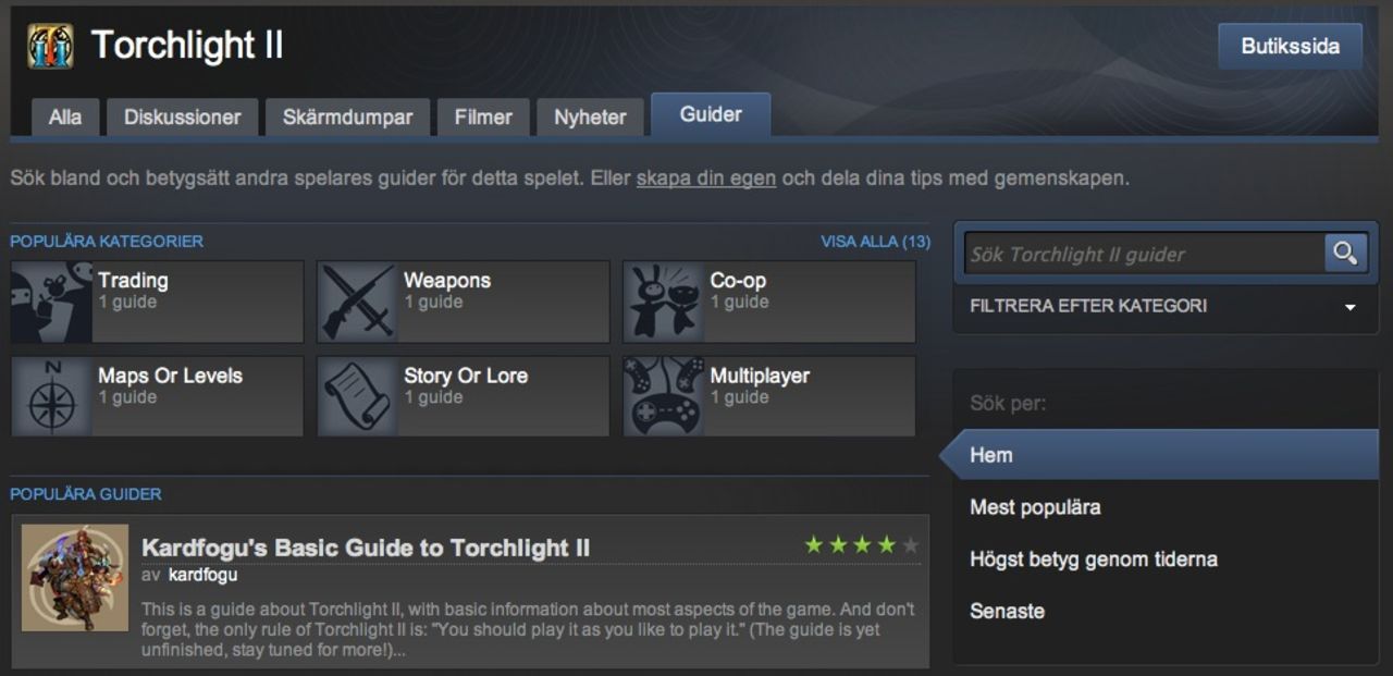 Valve släpper Steam Guides