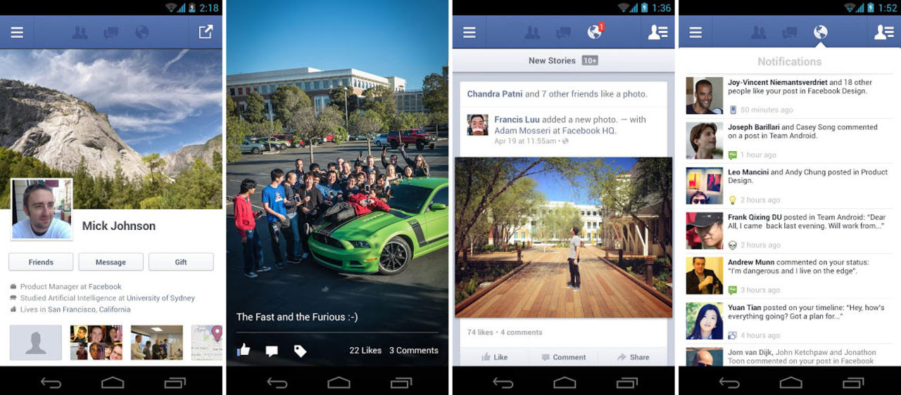 Ny Facebook-app till Android