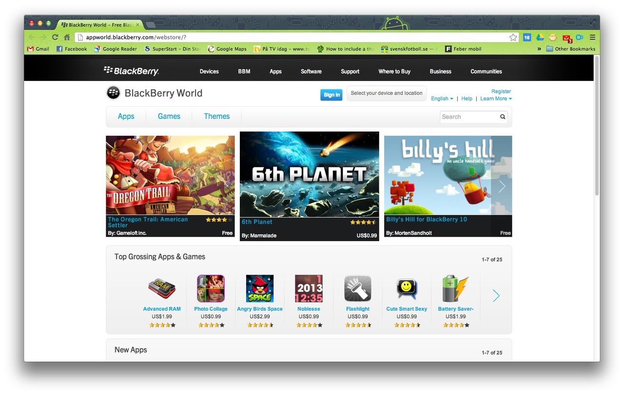 BlackBerry App World blir BlackBerry World