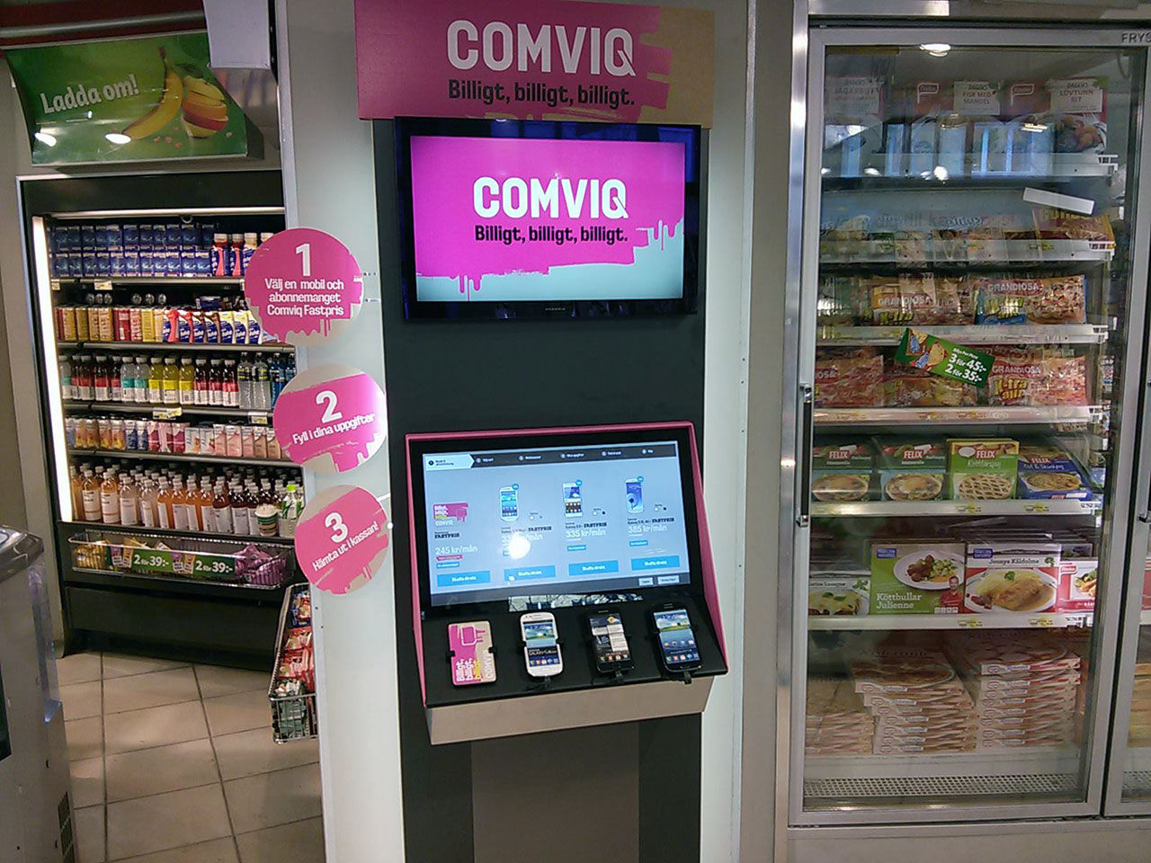 Comviq har börjat kränga mobiler på 7/11