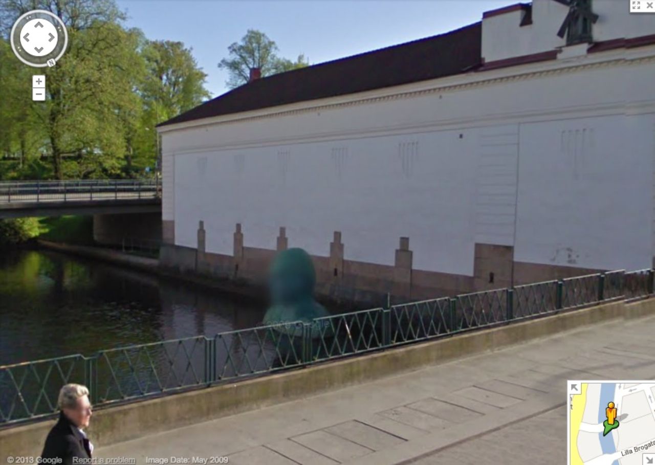 Staty i Borås anonymiserad på Google Maps