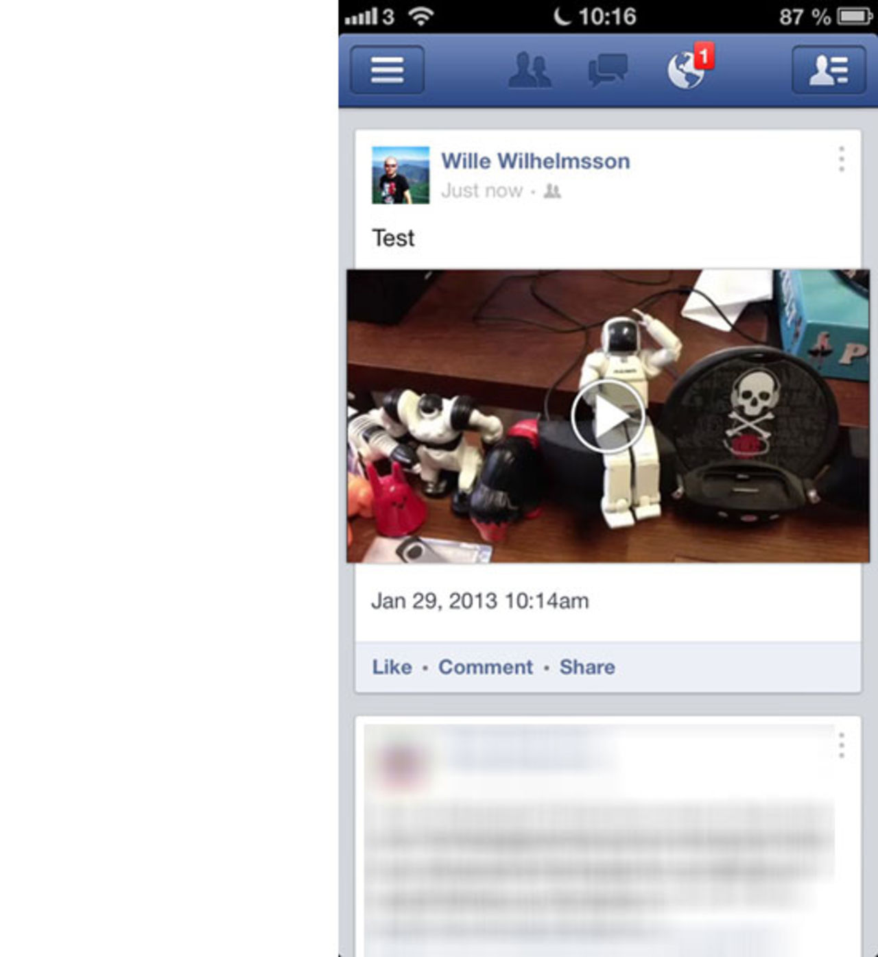 Ny iOS-app till Facebook