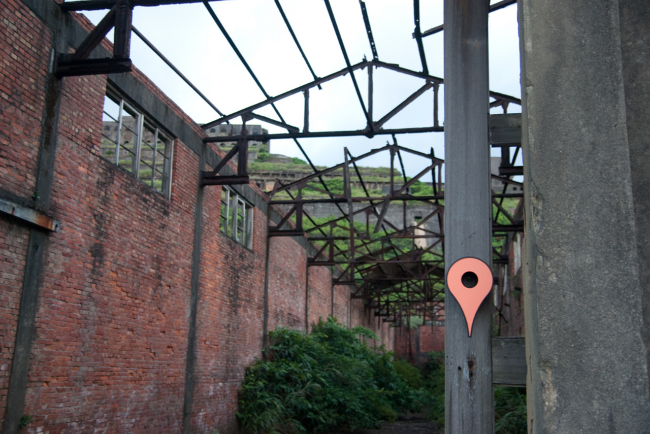 Fågelholkar i form av Google Maps-ikoner