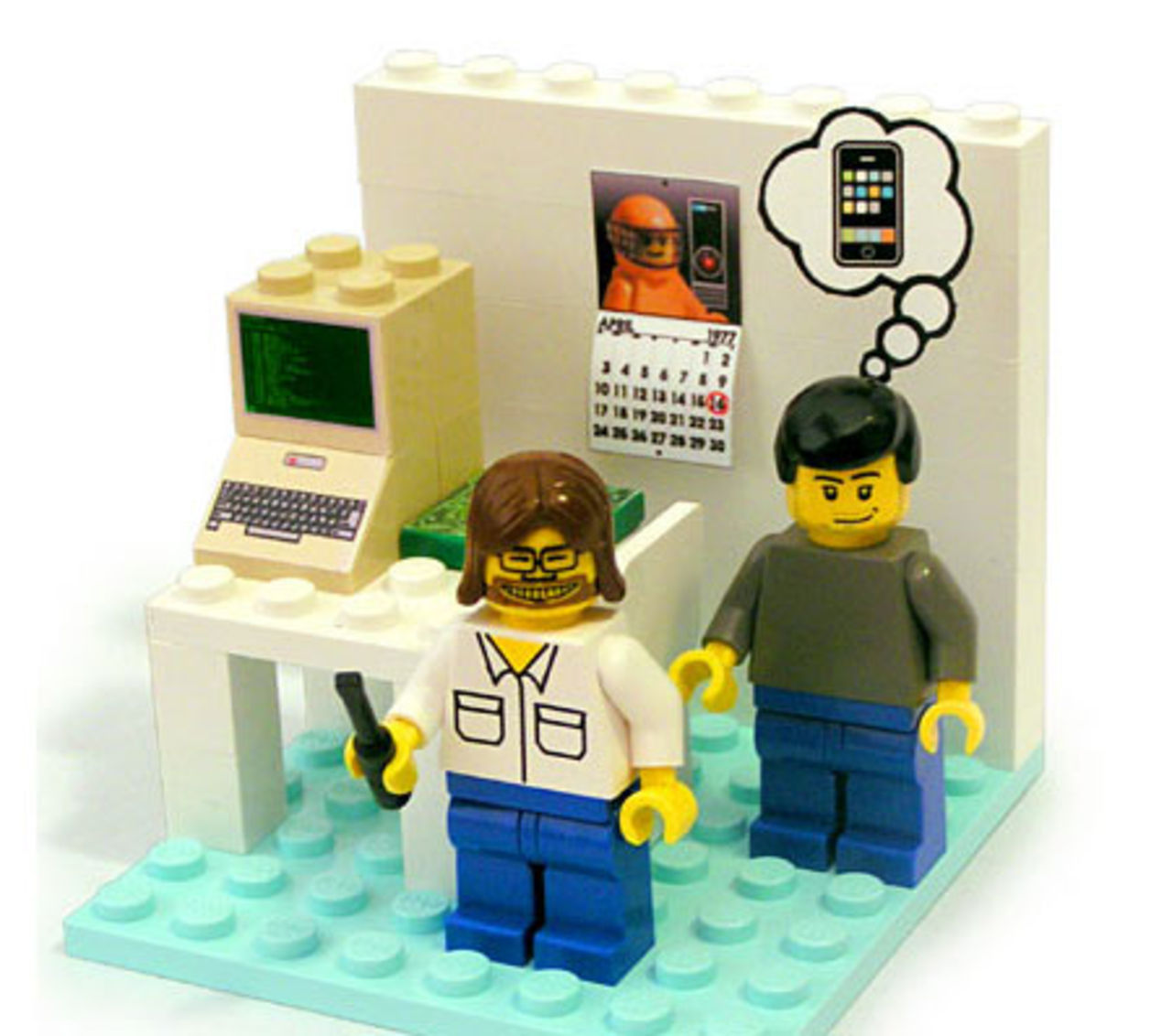 Jobs och Woz som Lego snart här