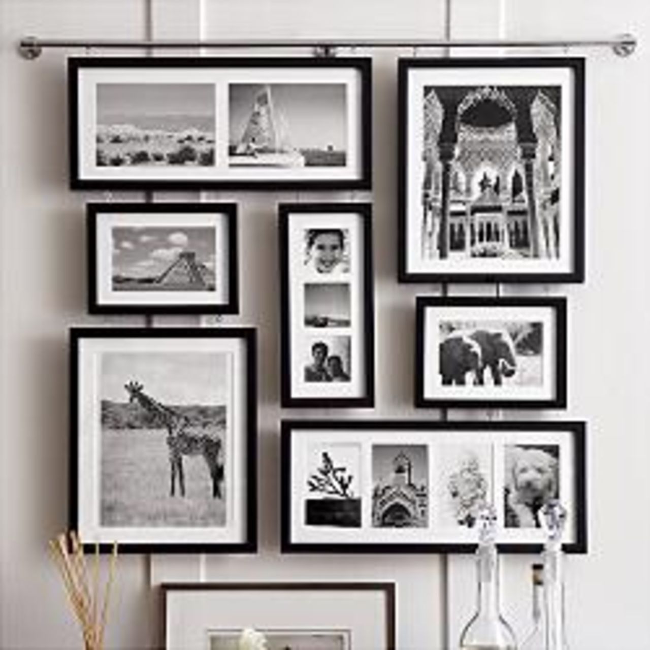 Deluxe Wall Gallery tavelramar arrangerar dina foton