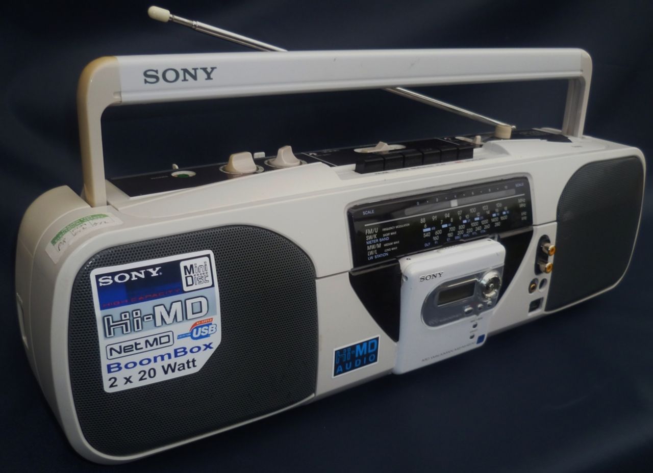 Sony slutar tillverka MiniDiscs-stereo