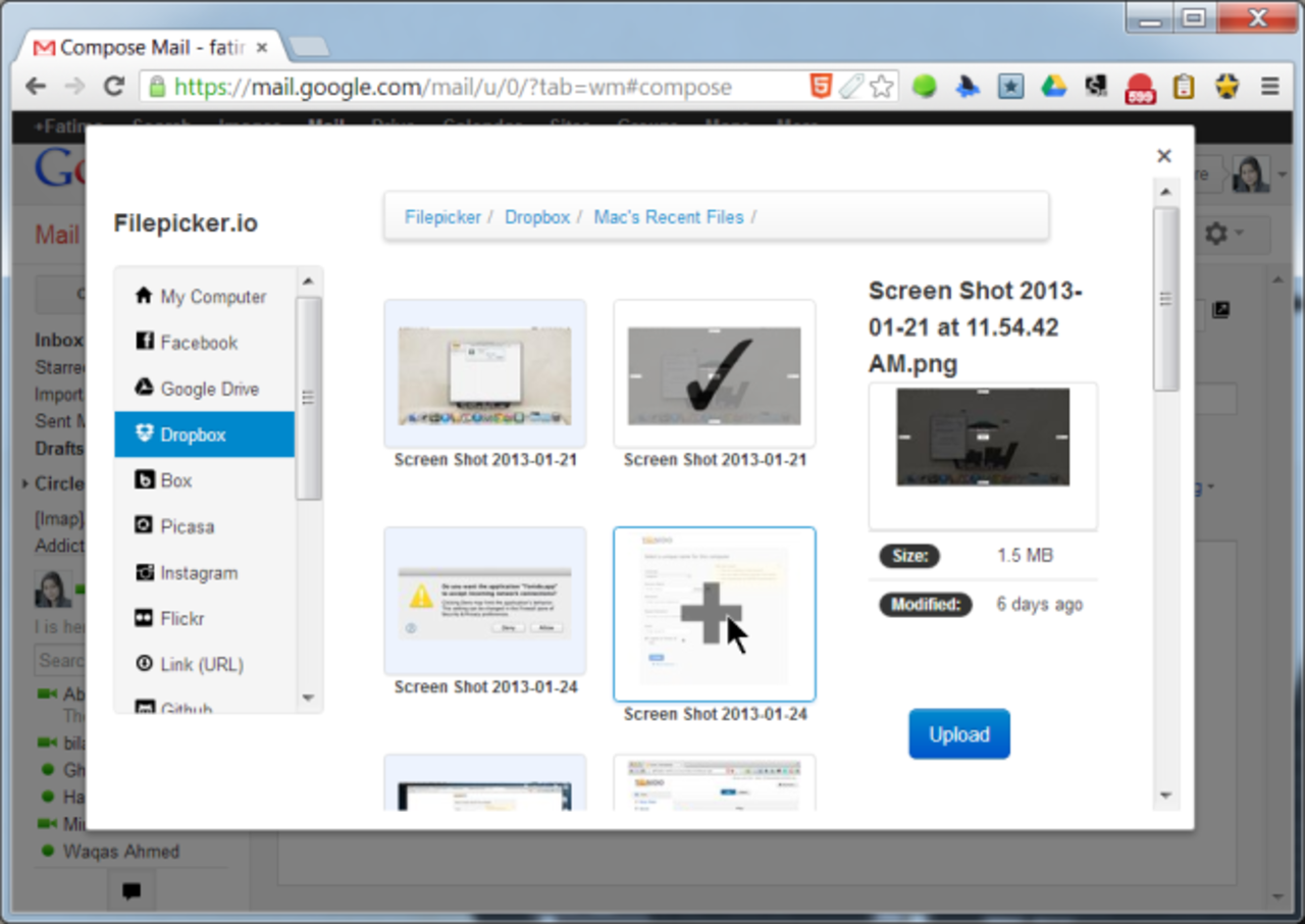 Cloudy gör det enklare att bifoga molnfiler i Gmail