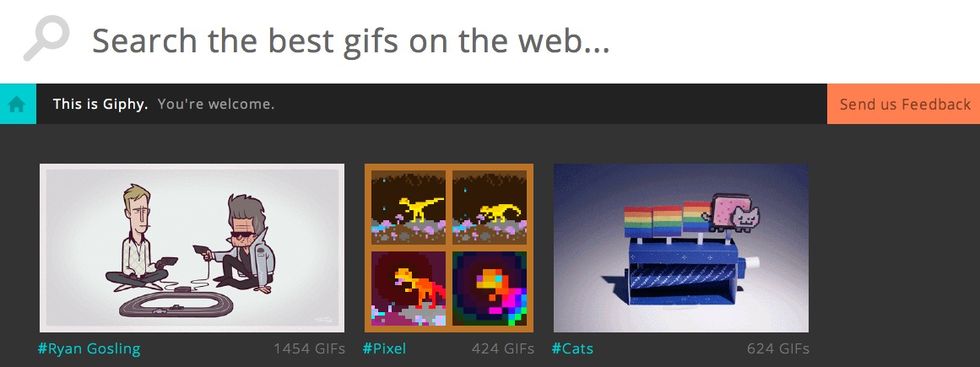 En sökmotor för GIF-filer