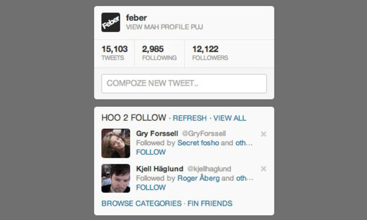 Twitter implementerar lolcats-språk