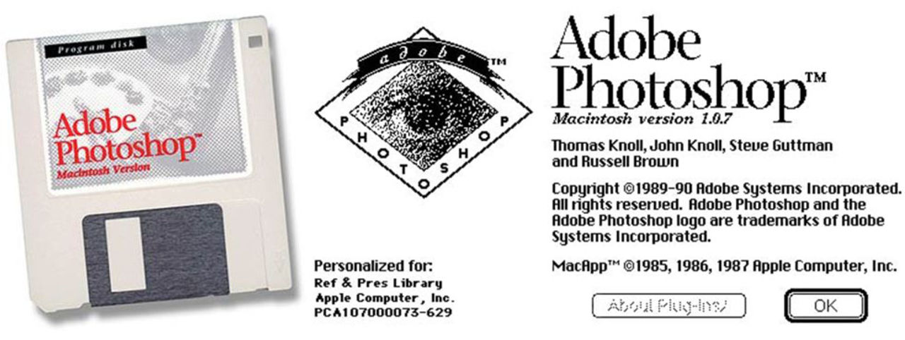 Photoshop 1.0.1 släpps gratis