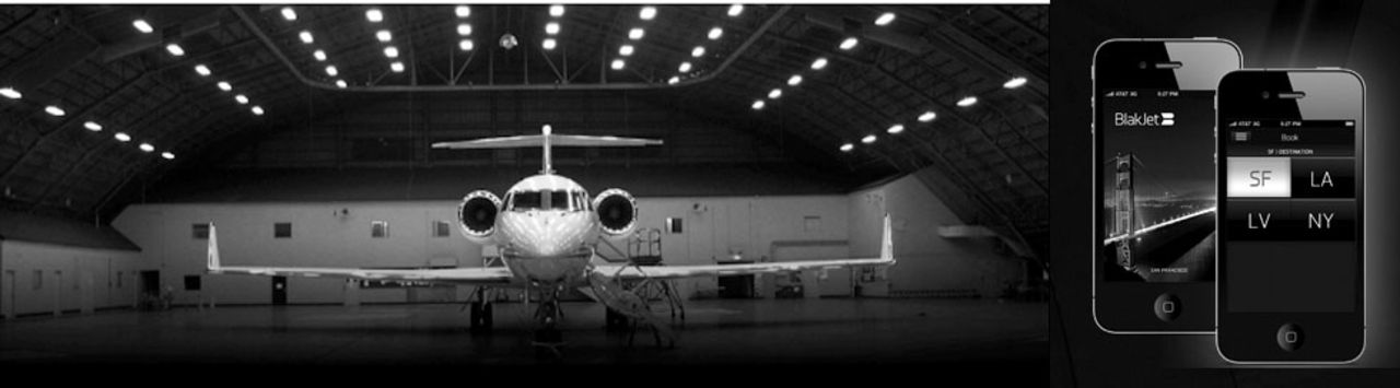 BlackJet låter dig boka privatjet från telefonen