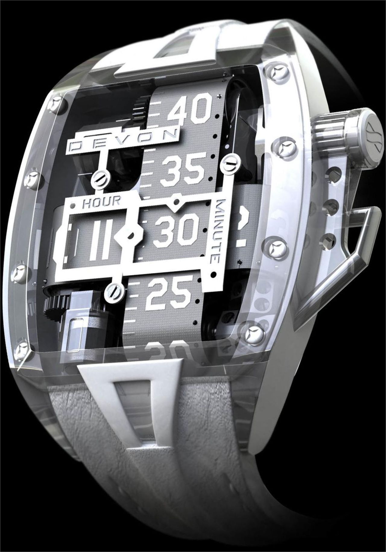 Devon Tread 2 - analog digitalklocka