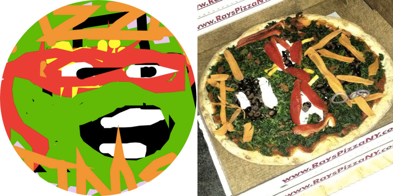 Måla din egen pizza