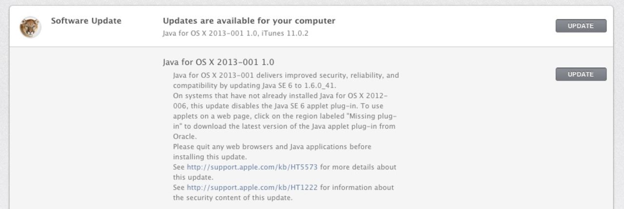 Apple släpper säkerhetsuppdatering