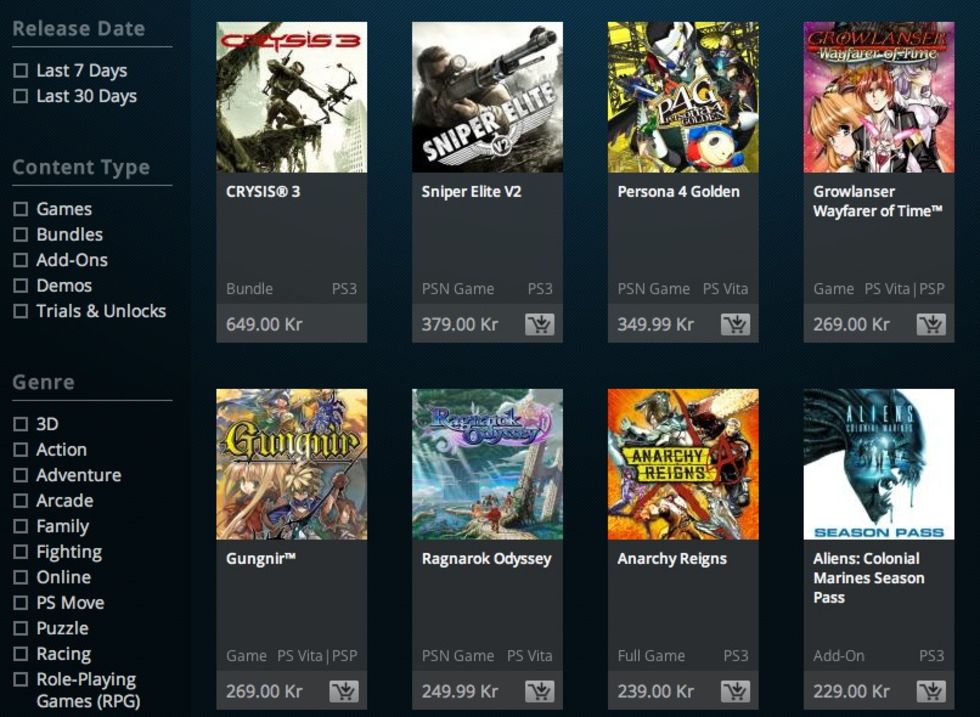 Dagens PSN-uppdatering