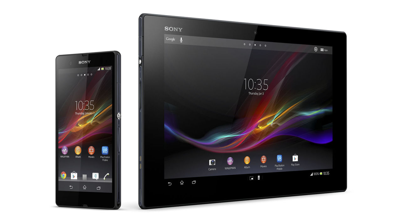 Sony Xperia Tablet Z visas upp