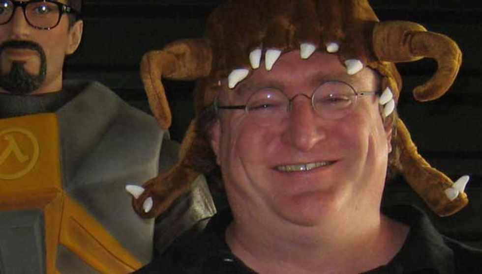 Gabe Newell vinner en BAFTA