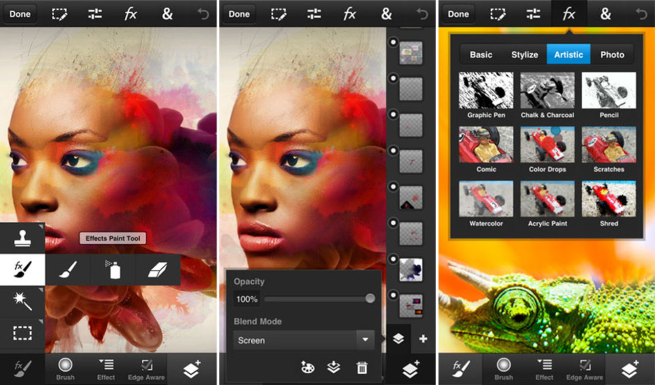Photoshop Touch nu för mobilen
