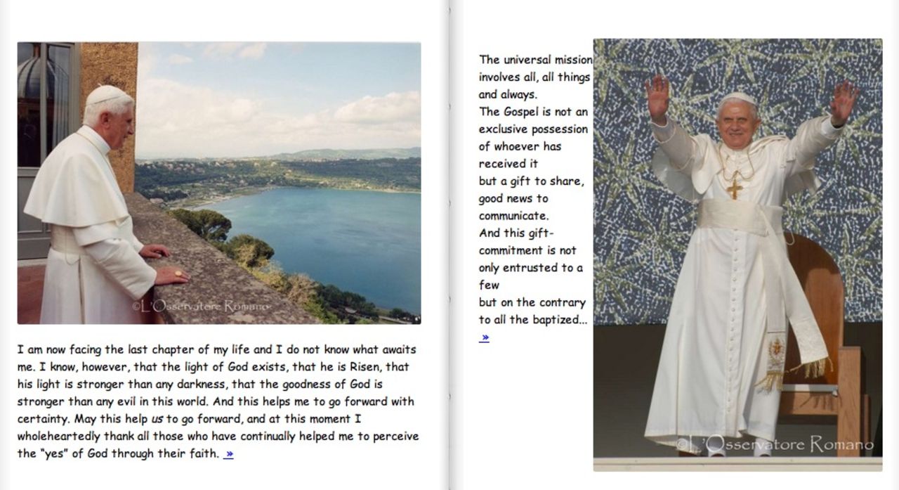 Vatikanen hyllar påven med Comic Sans