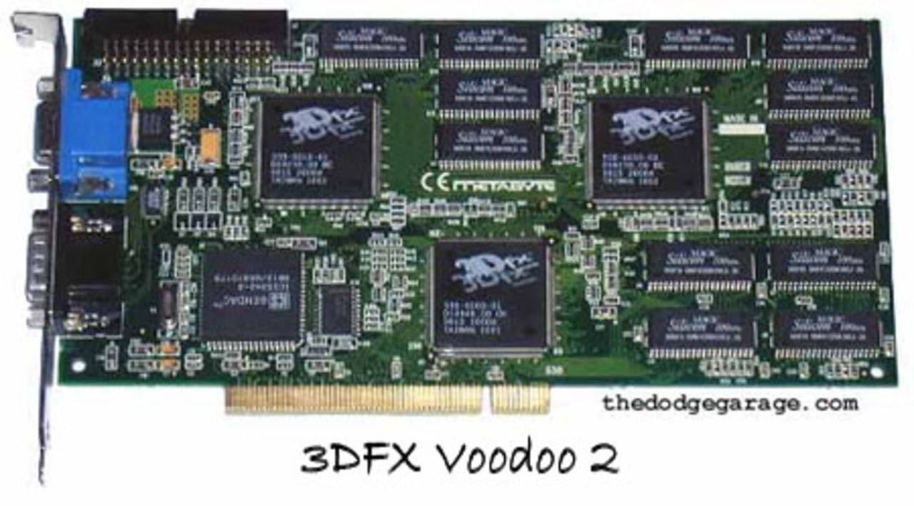 Fin samling av 3DFX-grafikkort