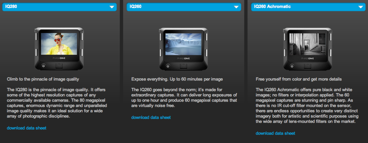 Phase One släpper nya bakstycken