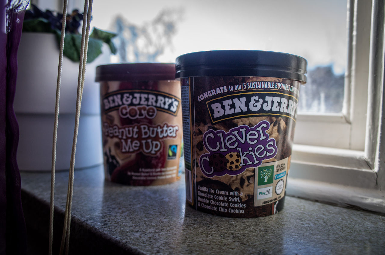 Ytterligare två Ben & Jerrys till rakning