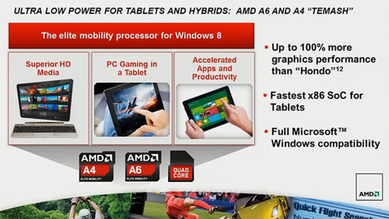 Temash APU dyker upp på AMDs hemsida