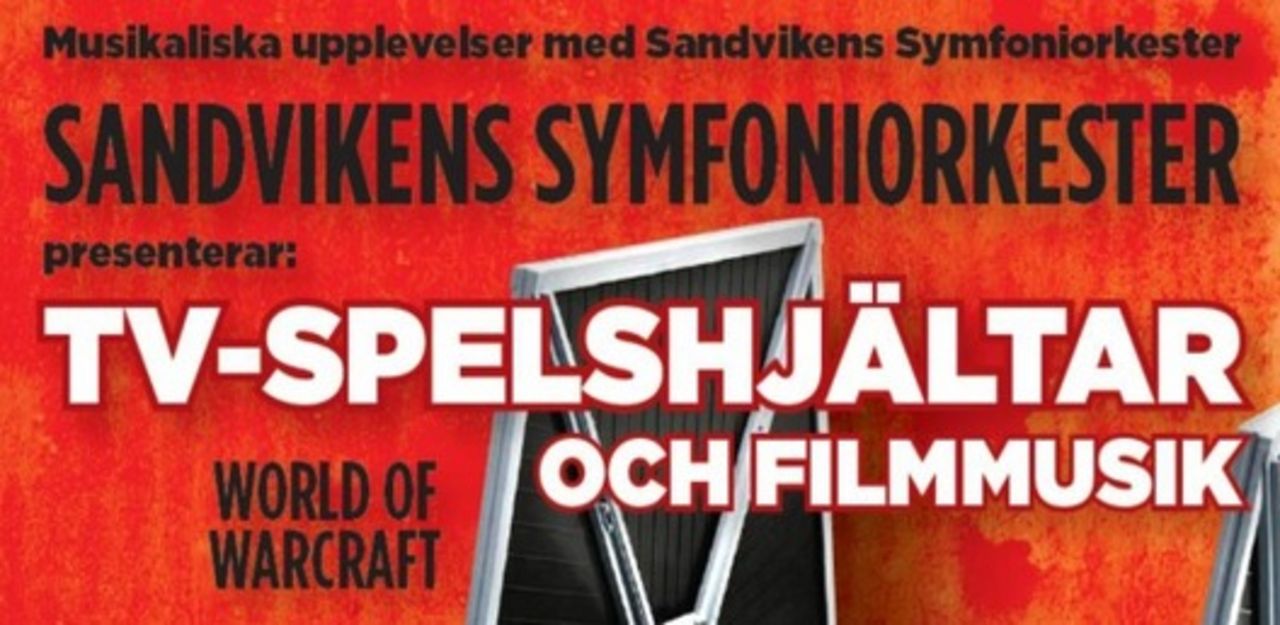 Konsert med spel- och film-musik nästa vecka