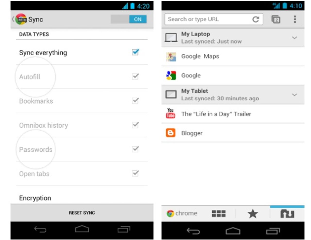 Google släpper ny Chrome-beta för Android