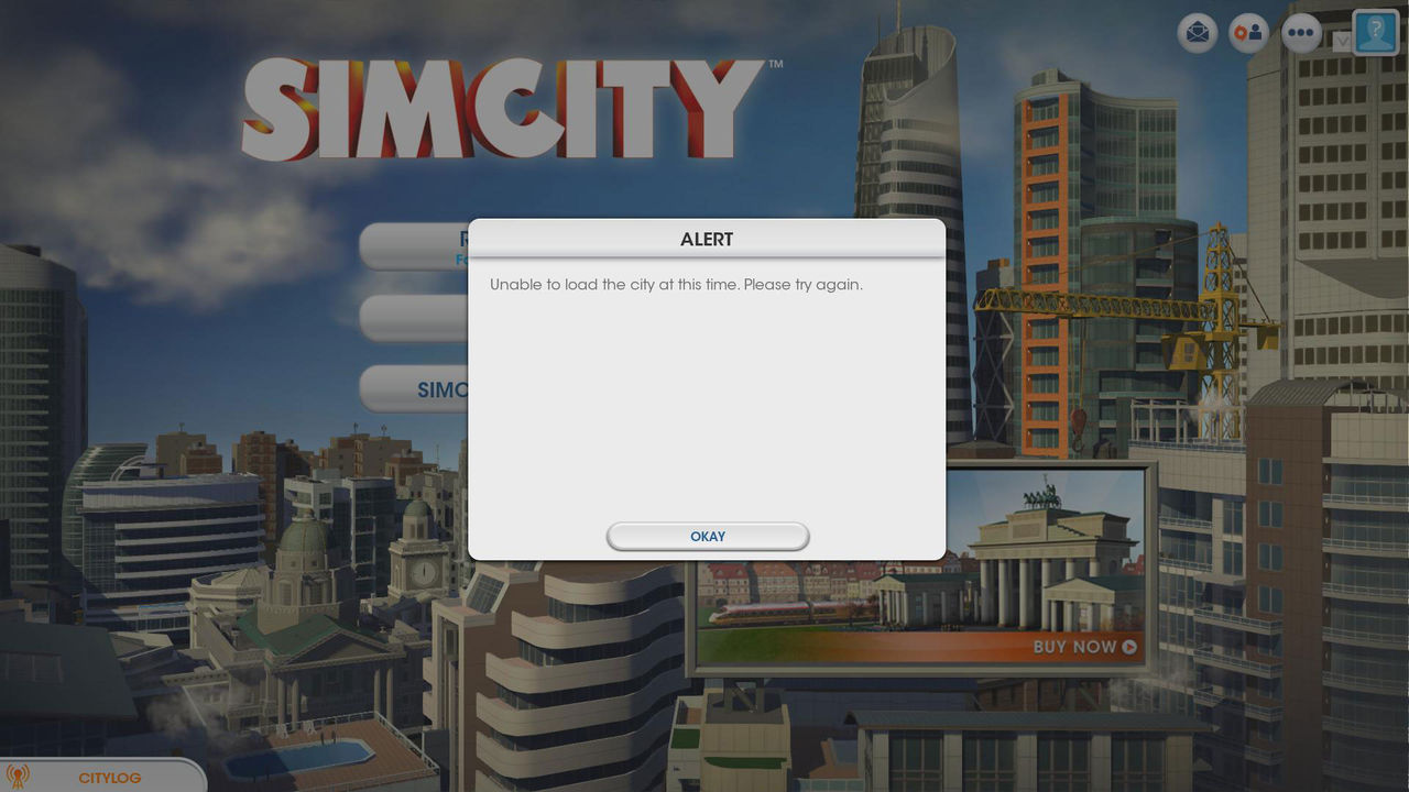 Fortsatta problem för SimCity