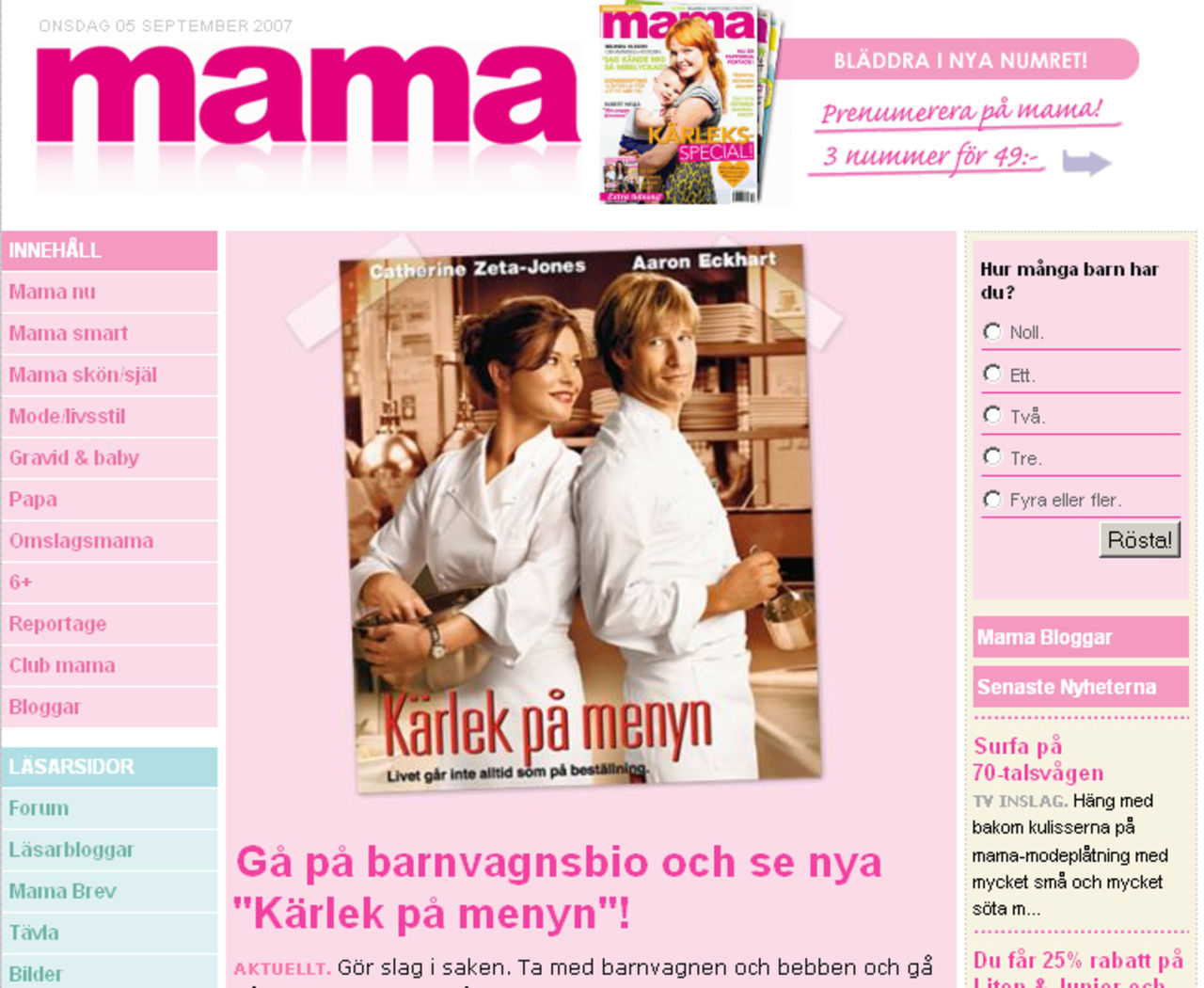 Kolla in nya mama.nu