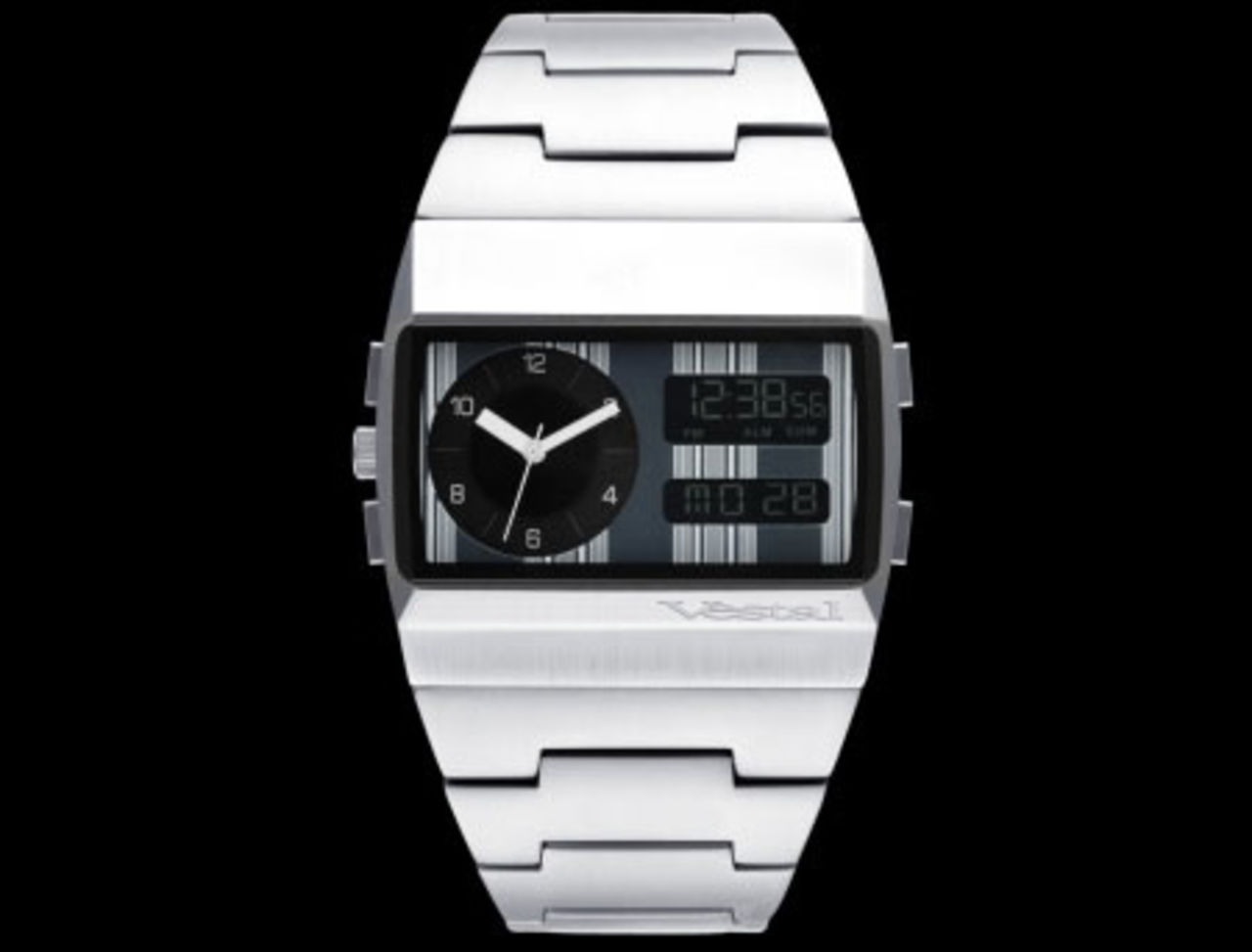 Snygg klocka från Vestal med både digital och analog tid
