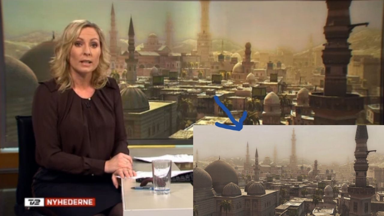 Danska nyheter använde Assassin's Creed-skärmdump