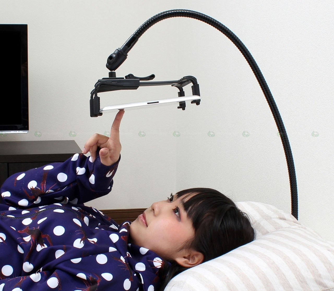 Tablet-ställ för sängen