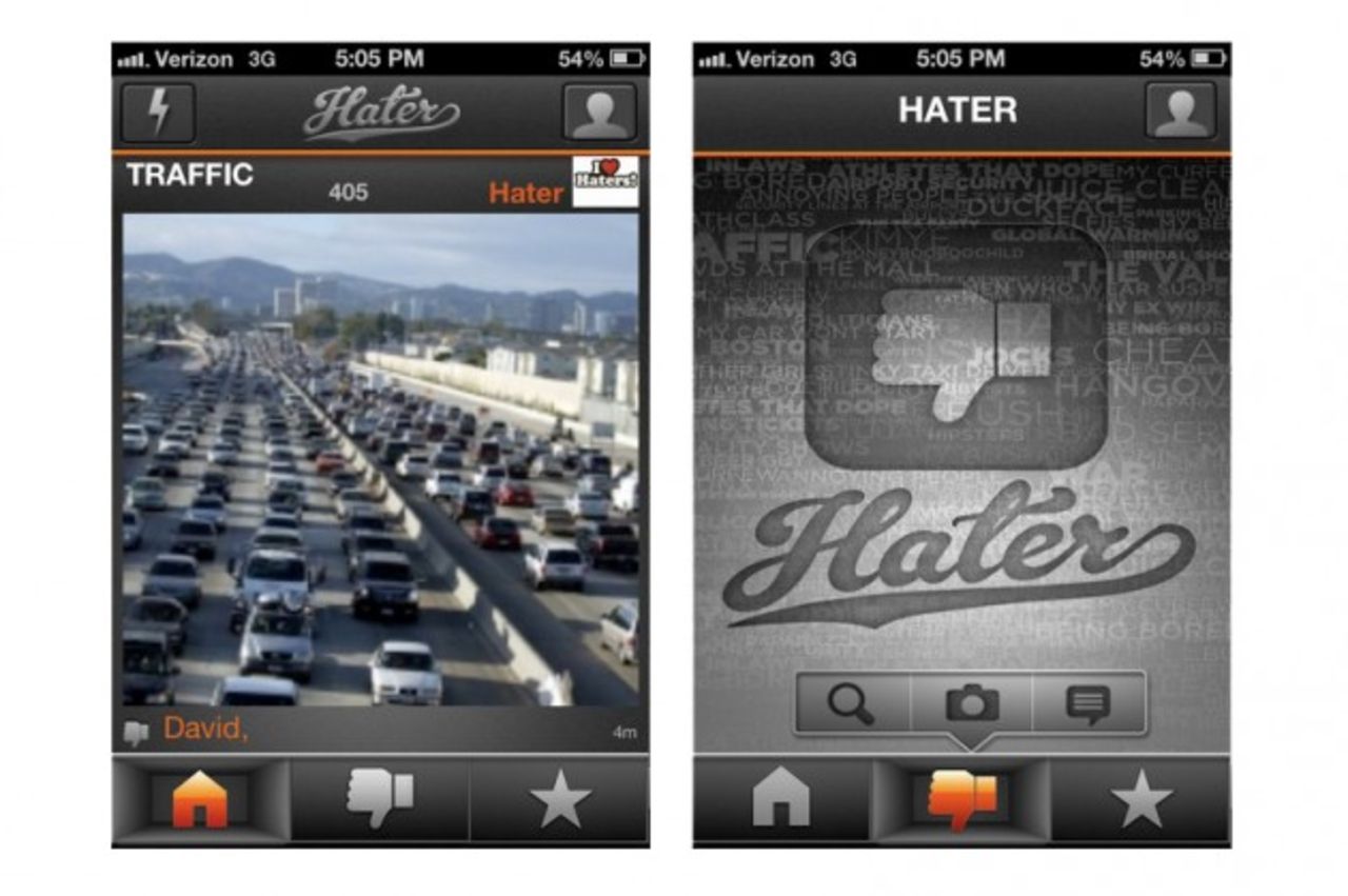 En hatapp för iOS