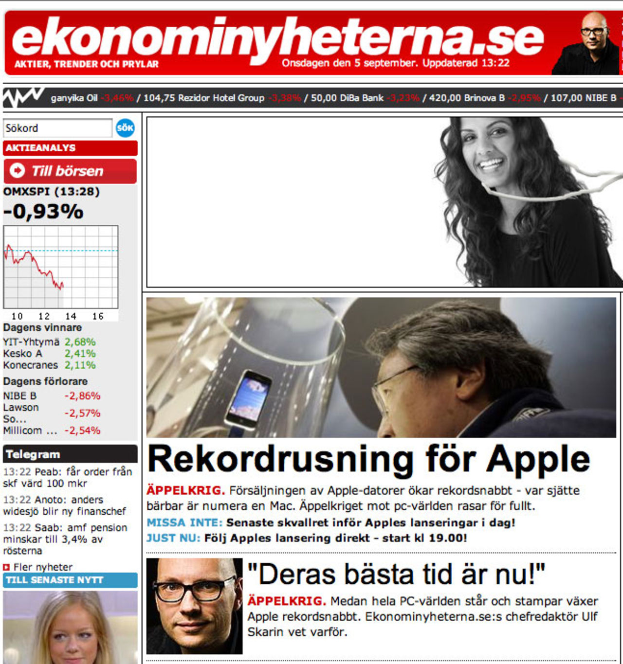 Intresset för Apple rekordstort