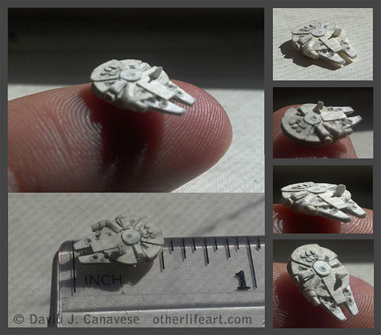 Miniskepp gjorda av papper