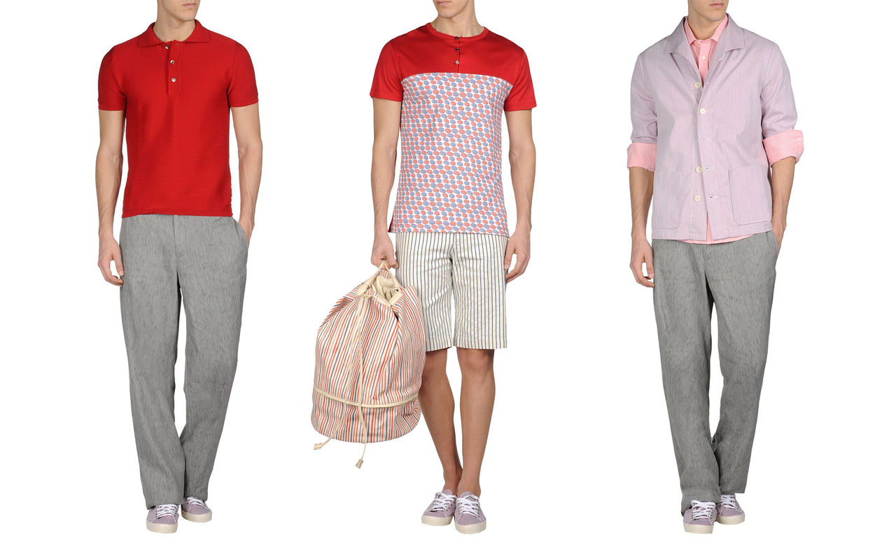 John Malkovich gör kläder för stranden