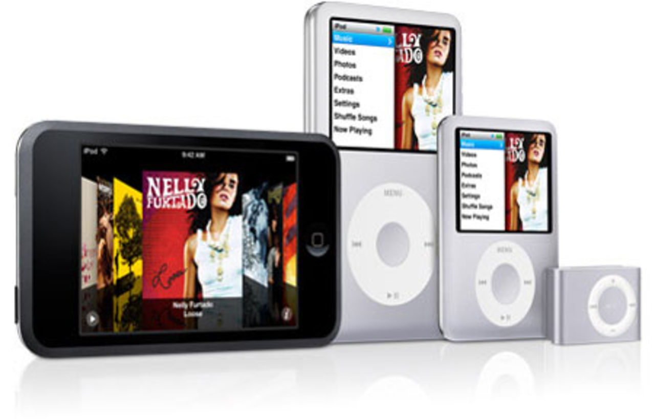En hel radda nya iPods från Apple